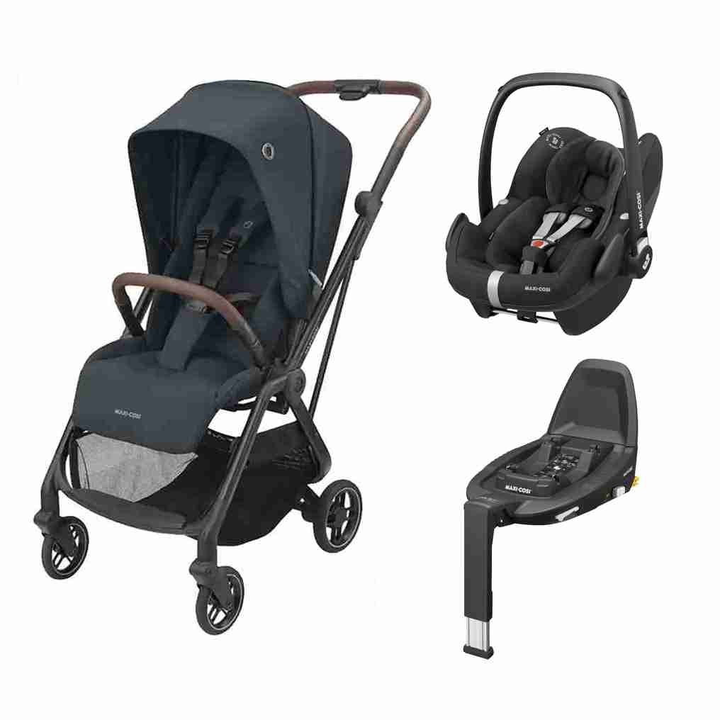 maxi cosi leona vs leona 2 Maxi Cosi Leona 2 Travel System with Maxi Cosi Pebble Pro Car Seat and FamilyFix 3 Base