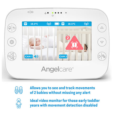Angelcare AC327 Monitor with Extra Sensor Pad and Nursery Unit (Suitable for twins)-Monitor-Angelcare-www.hellomom.co.za