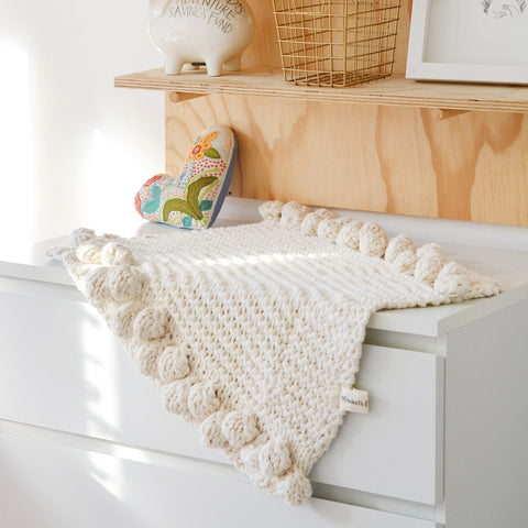 Aran Baby Blanket By Blankets From Africa-Blankets-Blankets From Africa-Cot Size-www.hellomom.co.za