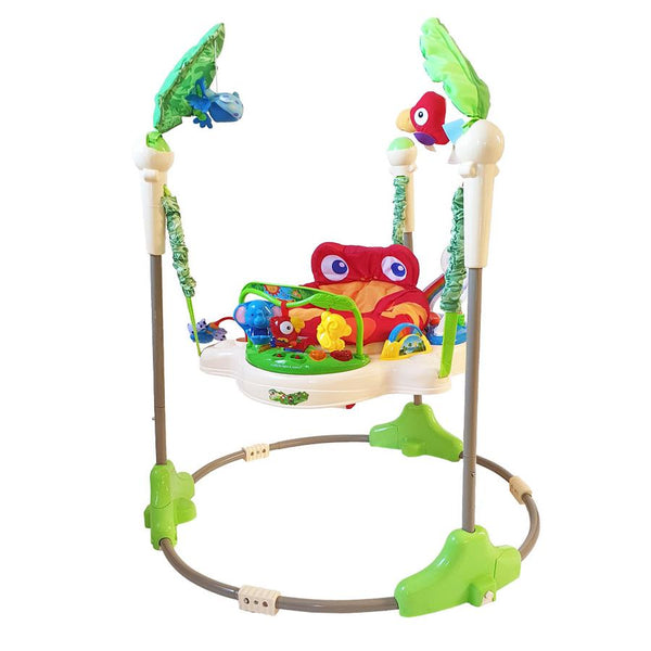 Mamakids Jumper with 360 degree Rotating Seat-Bouncer-Mamakids-Jungle Green-www.hellomom.co.za