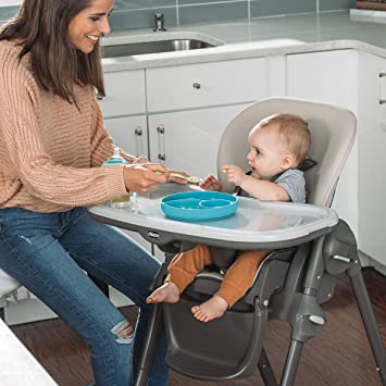 Chicco Polly Space-Saving Fold Highchair-High Chairs & Booster Seats-Chicco-Black-www.hellomom.co.za