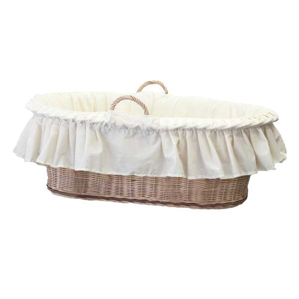 Baby Wicker Cradle - Available to Cape Town Customers Only-Bassinets & Cradles-www.hellomom.co.za-Natural Cane with No Hood-www.hellomom.co.za