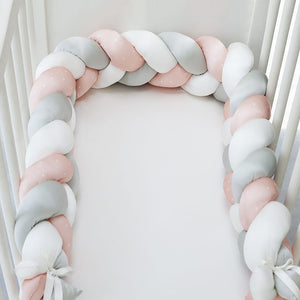 Pure Silk Baby Cot Bumper-Bedding-The Silk Lady-Pink-www.hellomom.co.za