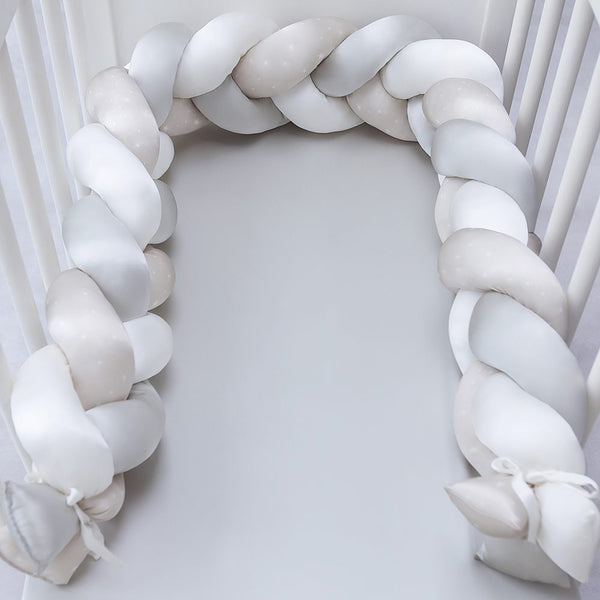 Pure Silk Baby Cot Bumper-Bedding-The Silk Lady-Natural-www.hellomom.co.za