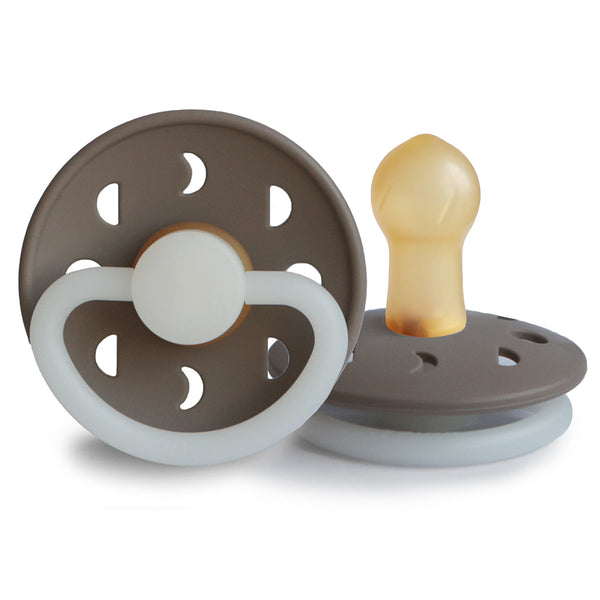 Frigg Moon Night - Round Latex Pacifier 3 pack-Pacifiers-Frigg-S1-Portobello-www.hellomom.co.za