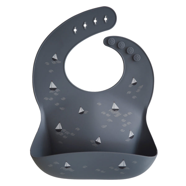 Mushie Silicone Bib-Bibs-Mushie-Boats-www.hellomom.co.za