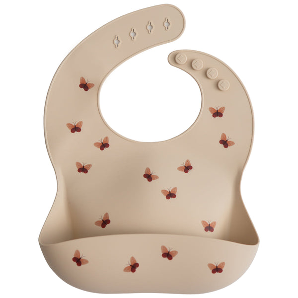 Mushie Silicone Bib-Bibs-Mushie-Butterflies-www.hellomom.co.za