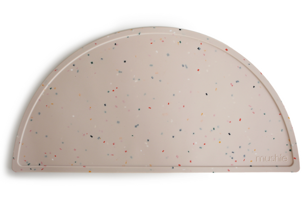 Mushie Silicone Mat-feeding essentials-Mushie-Vanilla Confetti-www.hellomom.co.za