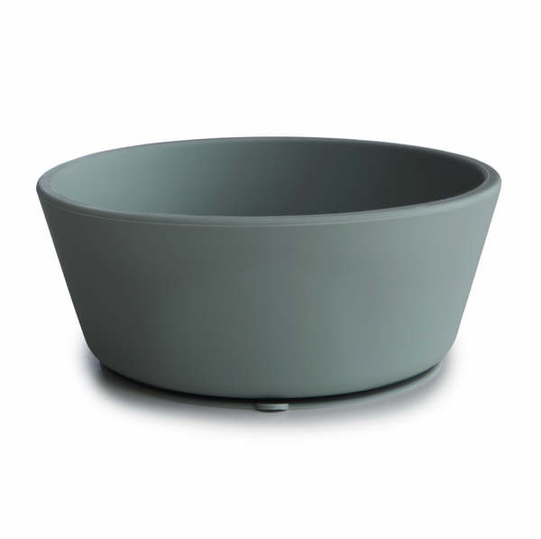 Mushie Silicone 'Stay-Put' Suction Bowl-feeding essentials-Mushie-Dried Thyme-www.hellomom.co.za