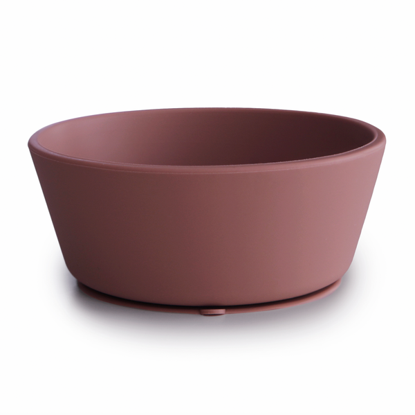Mushie Silicone 'Stay-Put' Suction Bowl-feeding essentials-Mushie-Woodchuck-www.hellomom.co.za