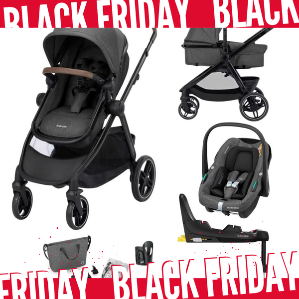 Maxi Cosi Zelia S Trio 3 in 1 Travel System plus free FamilyFix S