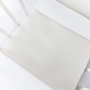 Pure Mulberry Silk Baby Cot Slip-Bedding-The Silk Lady-Pearl Stars-Standard-www.hellomom.co.za