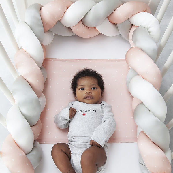 Pure Silk Baby Cot Bumper-Bedding-The Silk Lady-Pink-www.hellomom.co.za