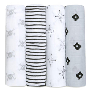 Aden and Anais Lovestruck 4 pack swaddles-Aden and Anais-www.hellomom.co.za