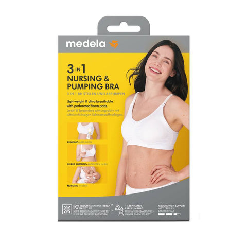 Medela 3 in 1 Nursing and Pumping Bra Black-Medela-Small-www.hellomom.co.za