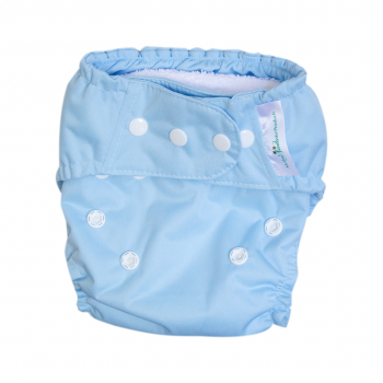 Mother Nature Budget/Starter Pack: All-in-3 Cloth Nappy-Nappies-Mother Nature-Sky Blue-Bamboo Insert-www.hellomom.co.za