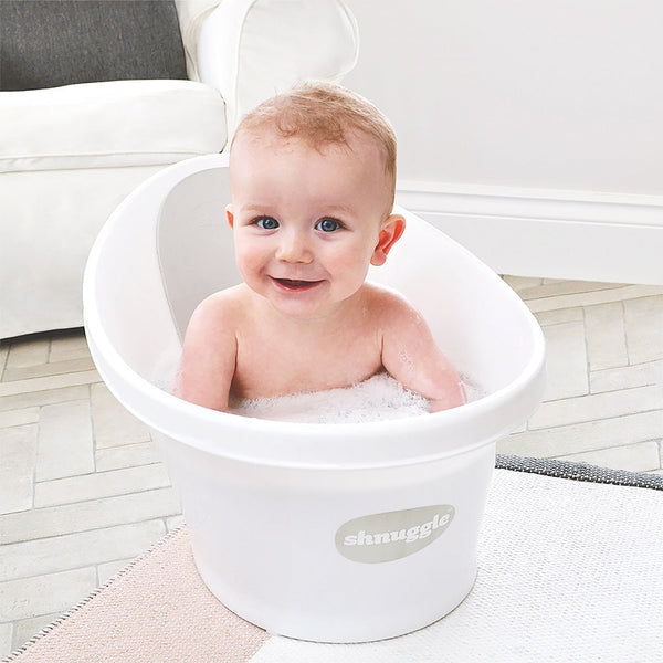 Shnuggle Baby Bath-Shnuggle-White/Grey-www.hellomom.co.za