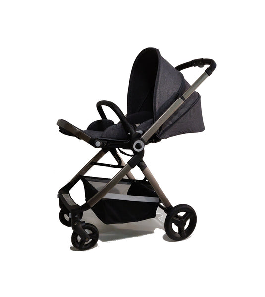 Alfa Kids Stroller plus Pebble Pro car seat in Black-Travel Systems-Alfa Kids-No-www.hellomom.co.za