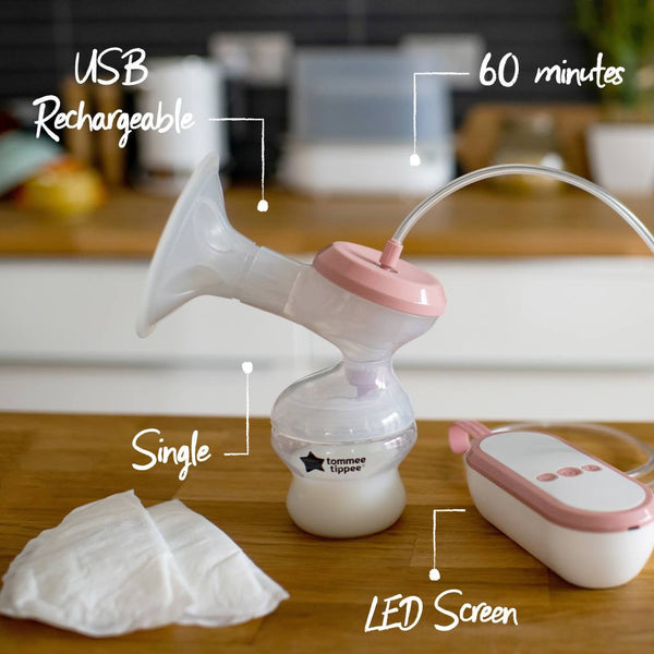 Tommee Tippee Made For Me Single Electric Breast Pump-Breastpumps-Tommee Tippee-www.hellomom.co.za