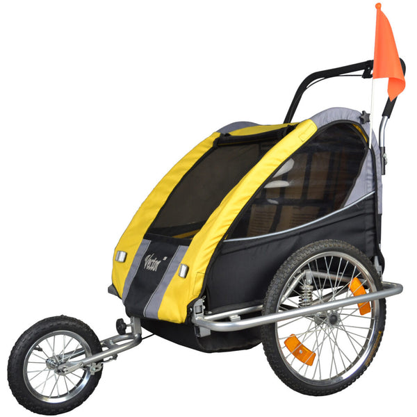Venture Gear Pram/Trailer-Strollers-Venture Gear-Yellow/black-www.hellomom.co.za