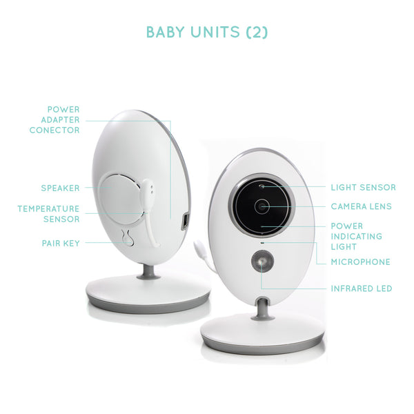 Baby Womb World Video Monitor with 2 Cameras-Baby Womb World-www.hellomom.co.za