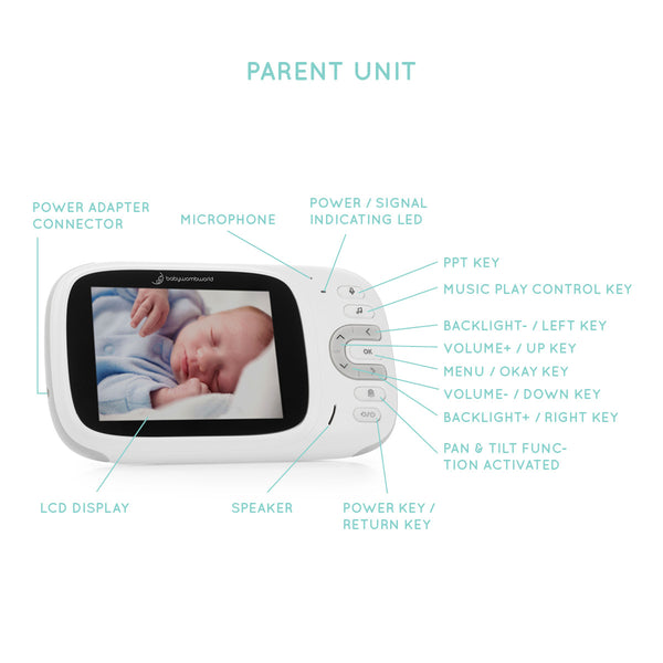 Baby Womb World 3.2 Rotating Video Monitor-Baby Womb World-www.hellomom.co.za
