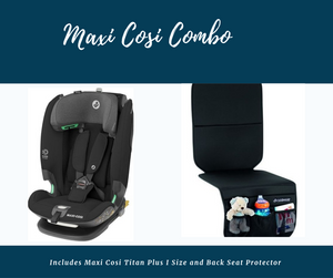 Maxi Cosi Titan Plus2 I-Size Car Seat with free Maxi Cosi Seat Protector-Baby & Toddler Car Seats-Maxi Cosi-Authentic Black-www.hellomom.co.za