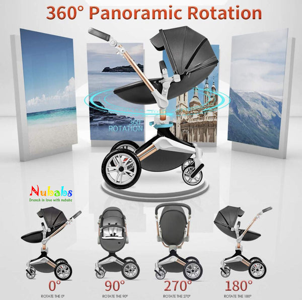 Nubabs Travel System plus Car Seat Dark Grey-Travel Systems-Nubabs-www.hellomom.co.za