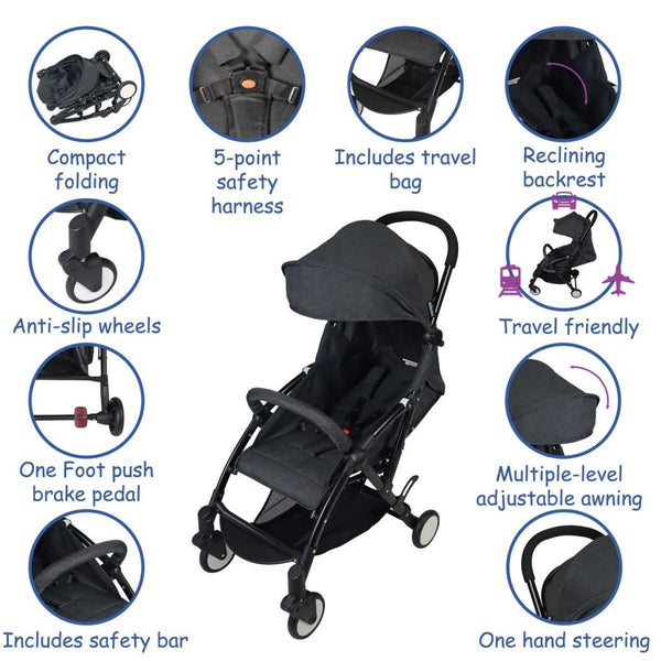 Travel Stroller-Strollers-www.hellomom.co.za-www.hellomom.co.za