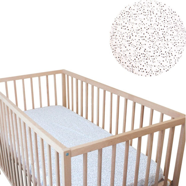 XoxoBaby Fitted Sheet-fitted sheets-Xoxobaby-Standard-Speckles-www.hellomom.co.za