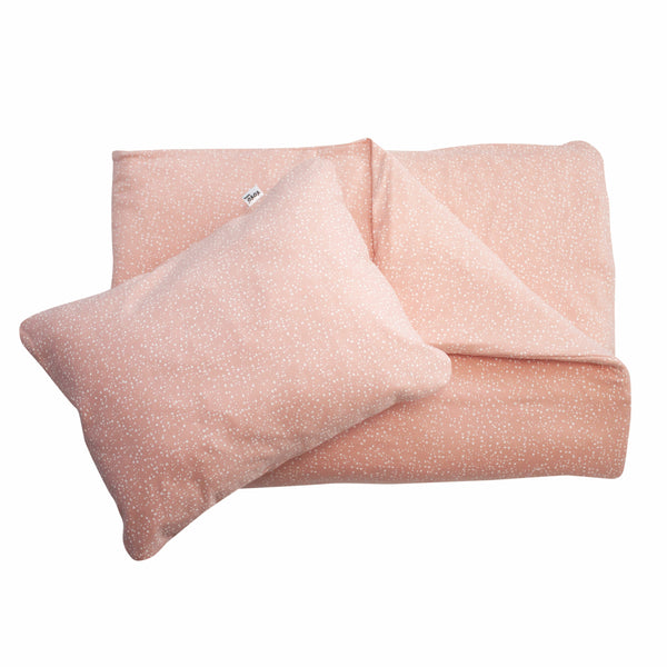 Xoxobaby Duvet Cover and Pillow Case-Xoxobaby-Pink speckles-No-www.hellomom.co.za