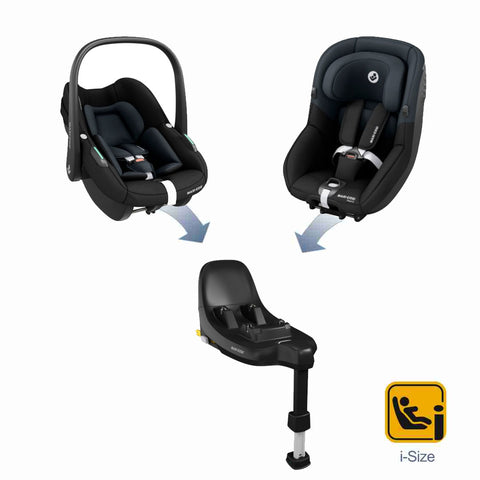 Maxi Cosi S Family including Pebble S, Pearl S and FamilyFix S-Baby & Toddler Car Seats-Maxi Cosi-Tonal Black-www.hellomom.co.za