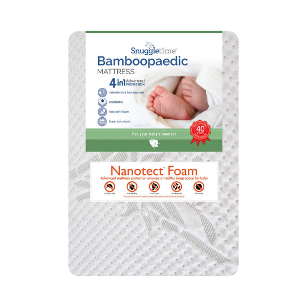 Snuggletime Bamboopaedic Mattress for Standard Camp Cot-Mattresses-Snuggletime-www.hellomom.co.za
