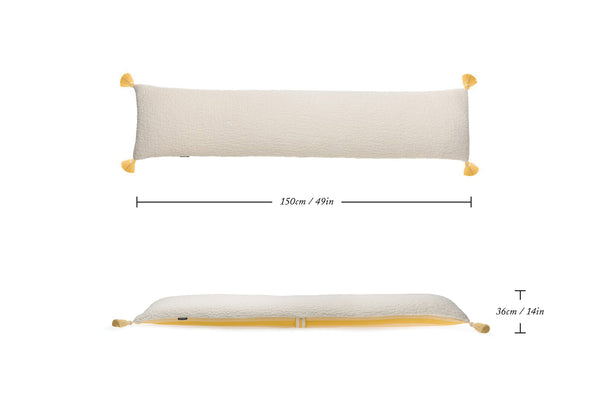 Cosset Body Pillow in Boucle/Golden Rod-Body Pillow-DockATot-www.hellomom.co.za