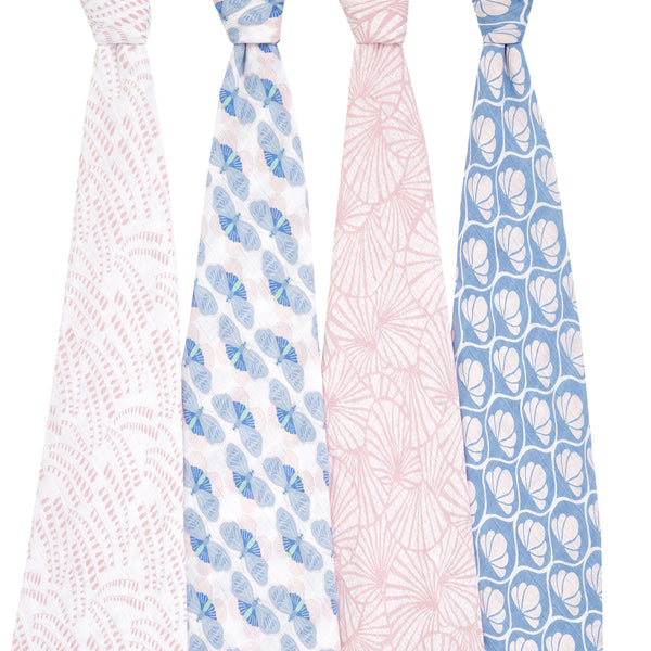 Aden + Anais Deco 4 pack Cotton Swaddles-Aden and Anais-www.hellomom.co.za