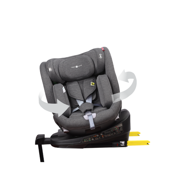 Cozy N Safe Mega 360 Multi Size I Size Car Seat-Baby & Toddler Car Seats-Cozy N Safe-Black-www.hellomom.co.za