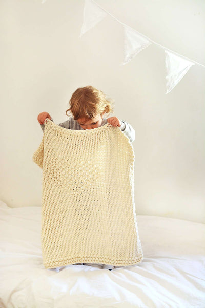Heart Baby Blanket By Blankets From Africa-Blankets-Blankets From Africa-Pram and Car Seat Size-Cream-www.hellomom.co.za