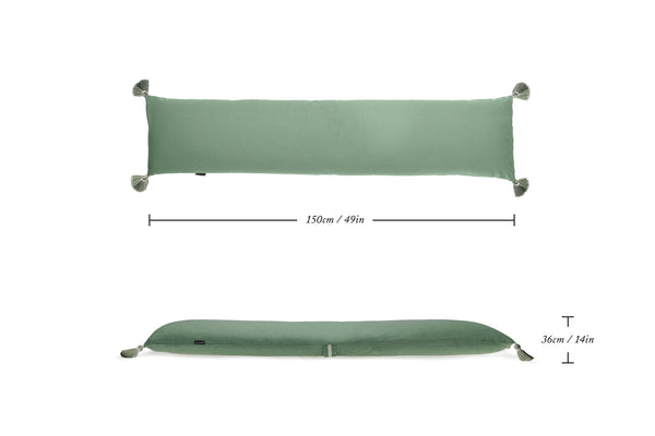 Cosset Body Pillow in various colours-Body Pillow-DockATot-Emerald Chambray-www.hellomom.co.za