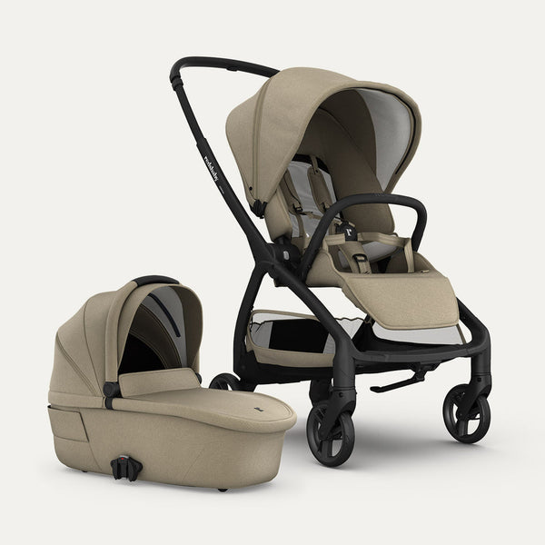 Redsbaby Aeron Stroller with Bassinet-Travel Systems-Redsbaby-Taupe-www.hellomom.co.za