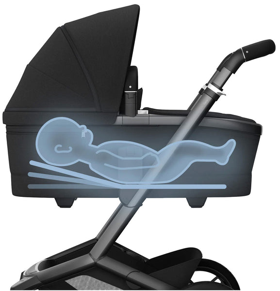 Maxi Cosi Fame Travel System: Fame Stroller + Coral Slide Pro Car Seat + Fame Carrycot-Travel Systems-Maxi Cosi-Twillic Black-www.hellomom.co.za