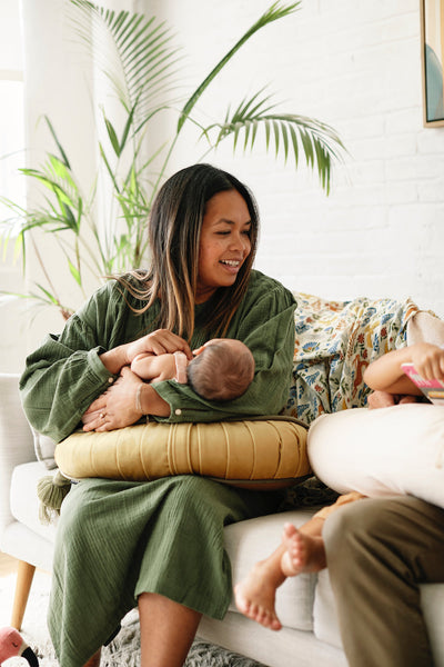 DockATot Nursing Pillow Wedge in Tawney Olive