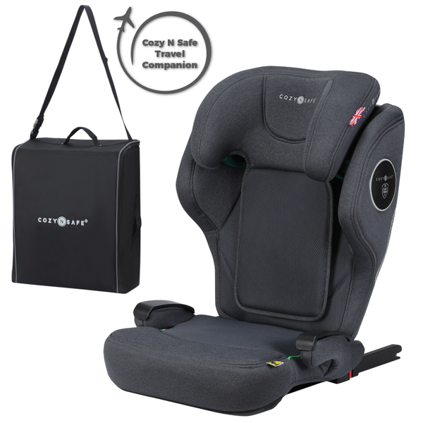 Cozy N Safe K2 Booster Seat with Travel Bag-Baby & Toddler Car Seats-Cozy N Safe-Black-www.hellomom.co.za