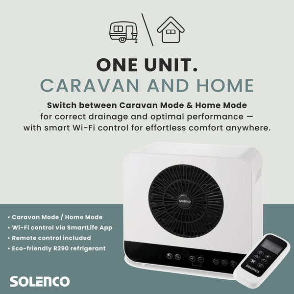 Solenco Caravan & Home Air Conditioner (Split Portable)