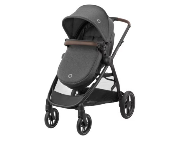 Maxi Cosi Zelia S Trio Travel System: Zelia S Stroller + CabrioFix S i-Size Car Seat + Nursery Bag & FREE FamilyFix S Base-Travel Systems-Maxi Cosi-Black-www.hellomom.co.za