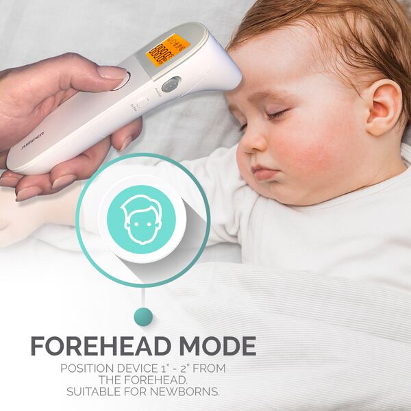 BabyWombWorld Baby 3-in-1 Infrared Ear & Forehead Thermometer