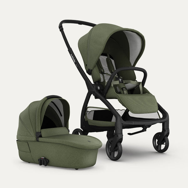 Redsbaby Aeron Stroller with Bassinet-Travel Systems-Redsbaby-Ivy Green-www.hellomom.co.za