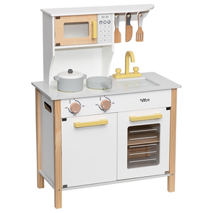 Tryco Wooden Kitchen in White and Gold-toys-Tryco-www.hellomom.co.za