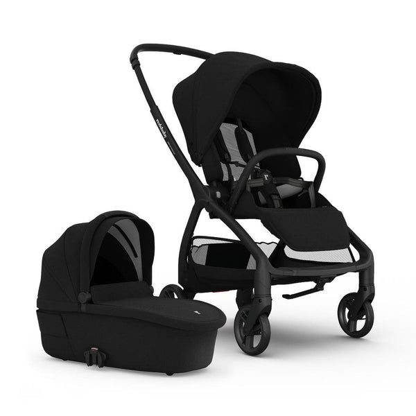 Redsbaby Aeron Stroller with Bassinet-Travel Systems-Redsbaby-Platinum Black-www.hellomom.co.za
