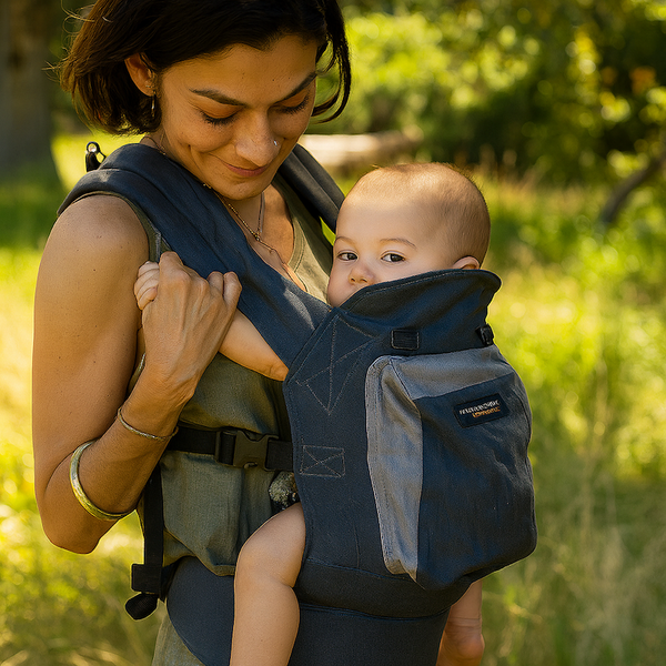 African Baby Carrier Original Denim-Baby Carriers-African Baby Carrier-www.hellomom.co.za