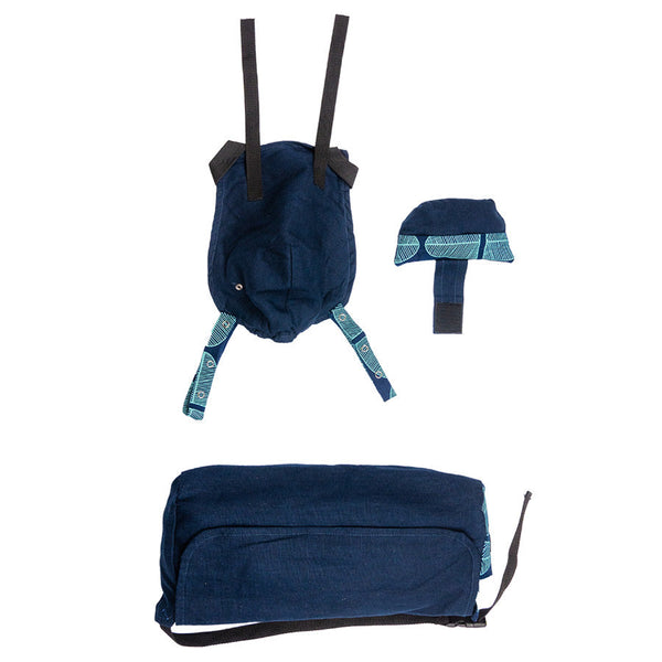 African Baby Carrier Deluxe Denim-Baby Carriers-African Baby Carrier-www.hellomom.co.za